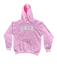 Load image into Gallery viewer, Light Pink Okie Hoodie
