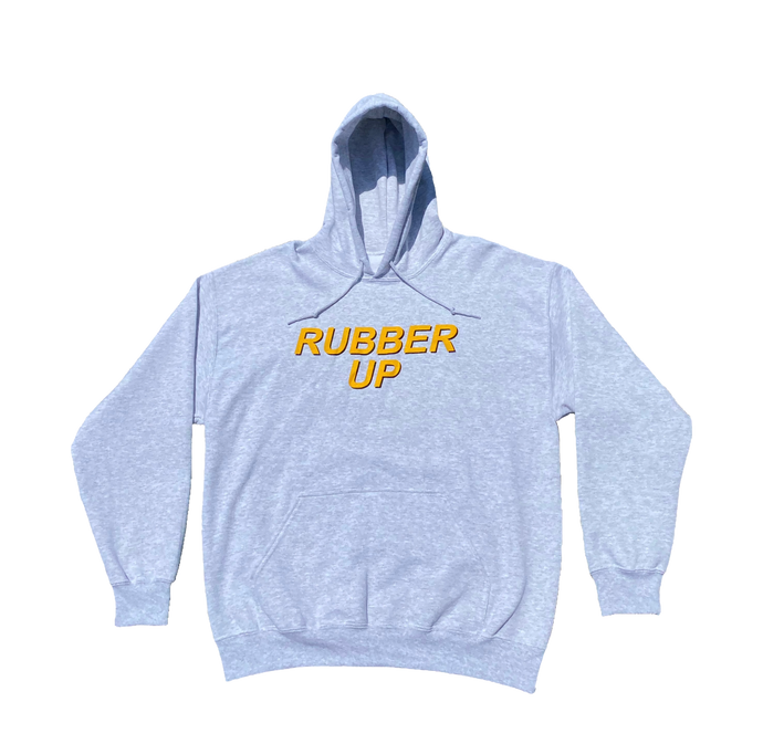 Rubber Up Gray Hoodie