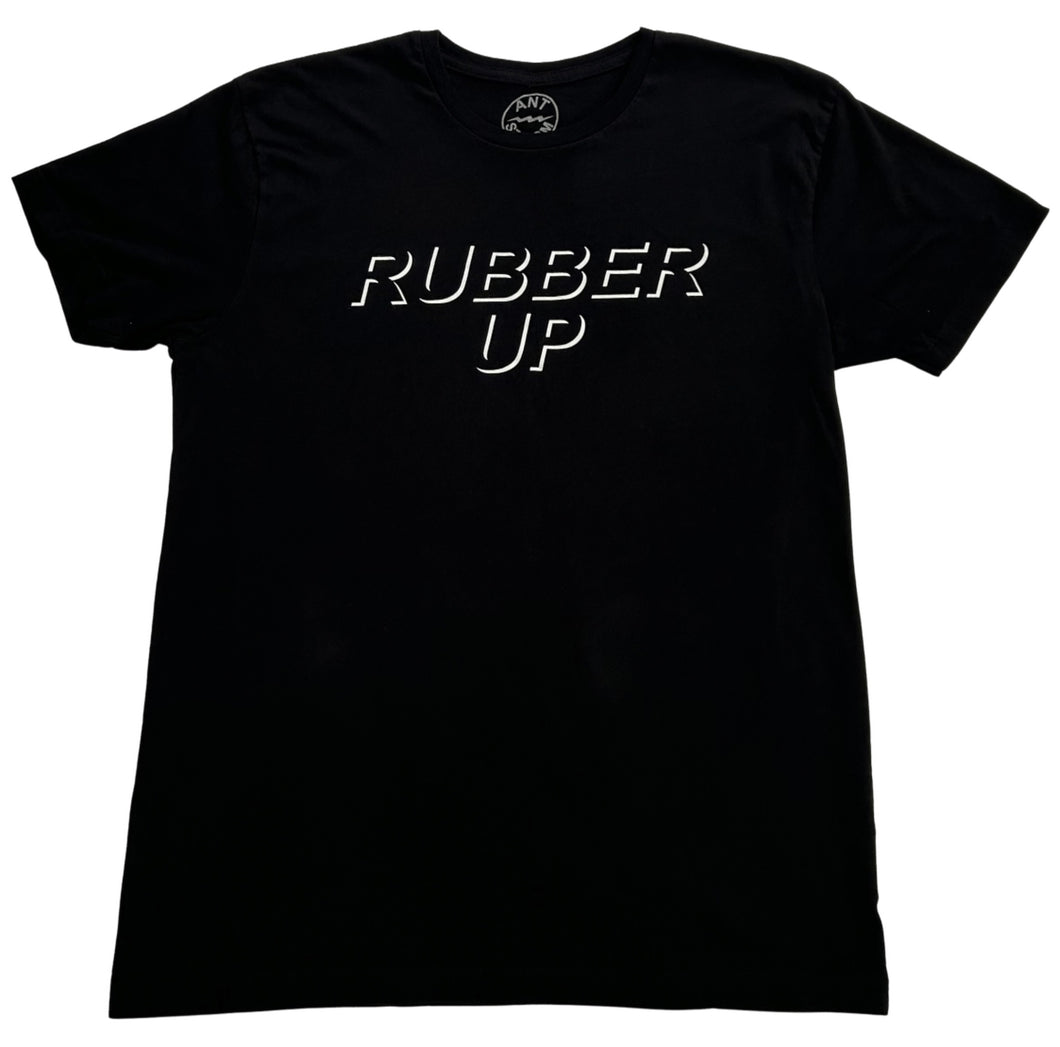 Rubber Up Unique Black Tee (Limited Edition)