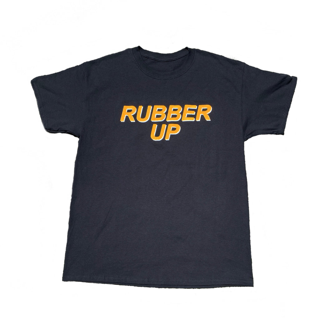 Rubber Up Black Tee