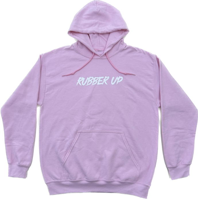 Rubber Up Light Pink Hoodie