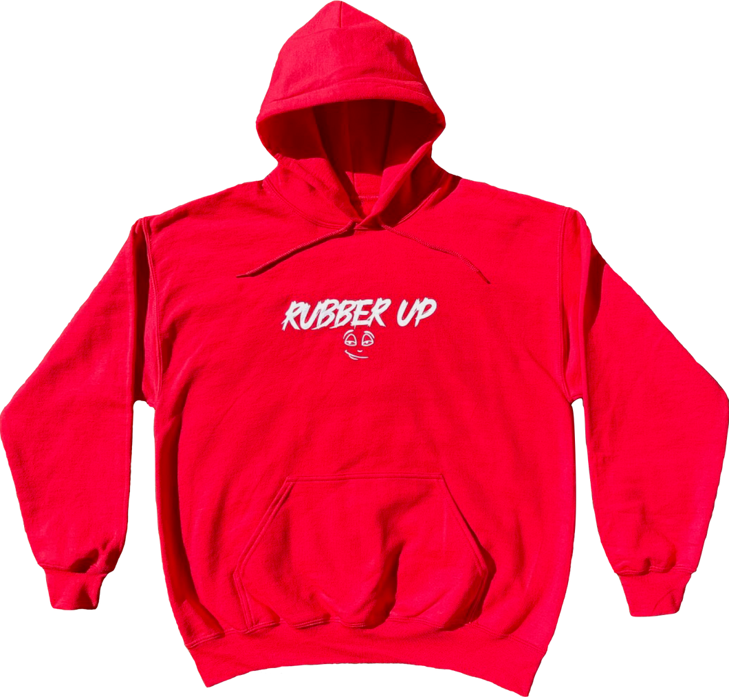 Rubber Up Red Hoodie